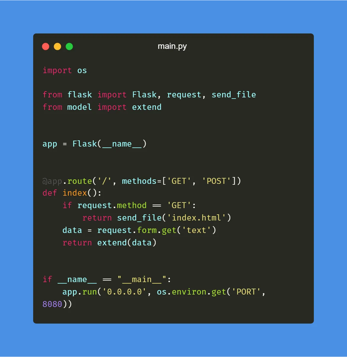 Web Server Code: For User Interface and API to Do the Fun Stuff