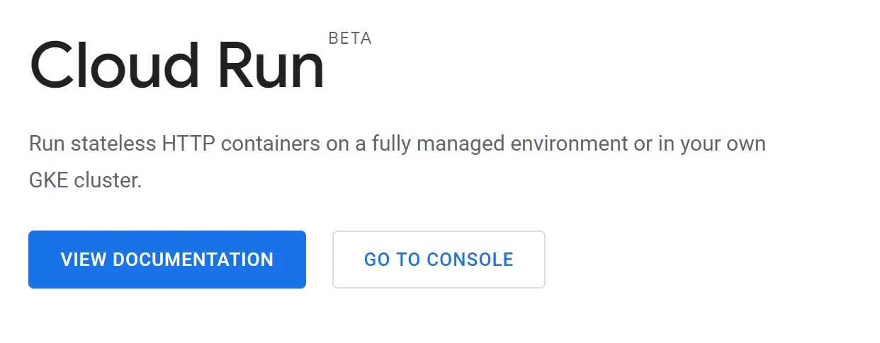 Google Cloud Run